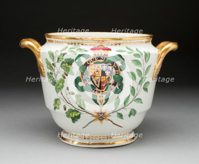 Wine Cooler from the Duke of Clarence Service, Worcester, 1789/90. Creator: Royal Worcester.