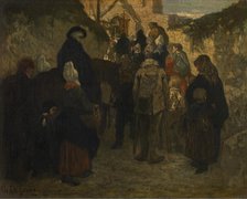 Pilgrimage in Diegem, 1857. Creator: Charles Corneille Auguste de Groux.