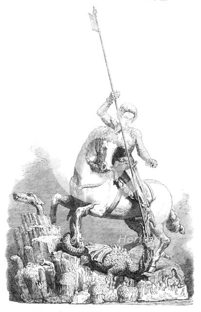 Art Collections in the South Kensington Museum: St. George slaying the Dragon, from...Prague, 1869. Creator: Unknown.