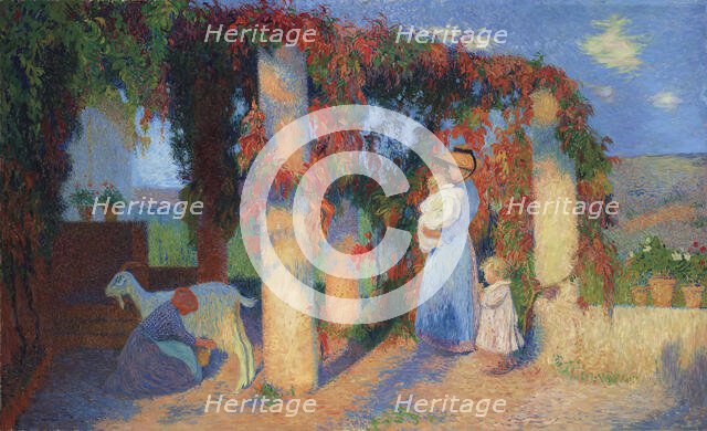 La pergola à Marquayrol, c1900-1910. Creator: Martin, Henri (1860-1943).