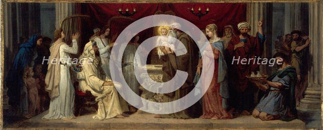 Présentation de Jésus au Temple, c1849. Creator: Merry Joseph Blondel.
