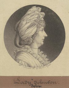Lady Mary Watts Johnson, 1797. Creator: Charles Balthazar Julien Févret de Saint-Mémin.