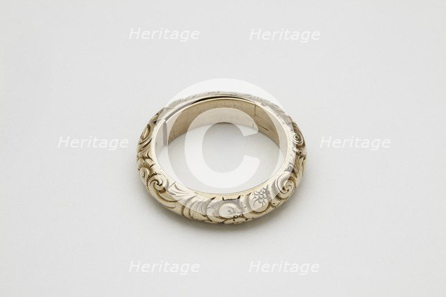 Ring with concealed inner compartment, 19th century. Artist: Unknown.