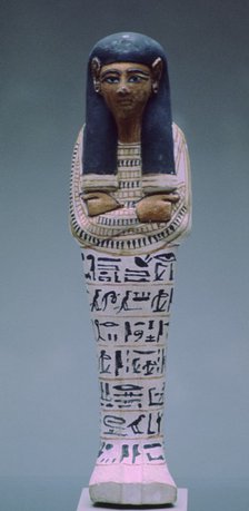 Egyptian Shabti figure. Artist: Unknown