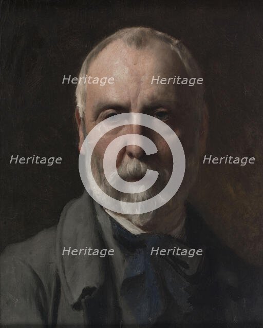 Self-portrait, c1880. Creator: Franois Alfred Delobbe.