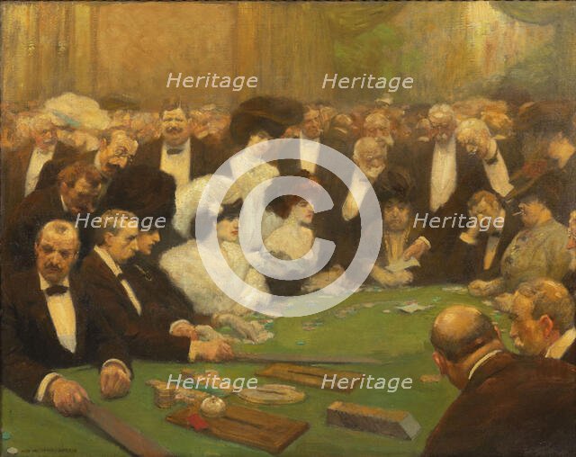 In the casino, c.1907. Creator: Boettinger, Hugo (1880-1934).
