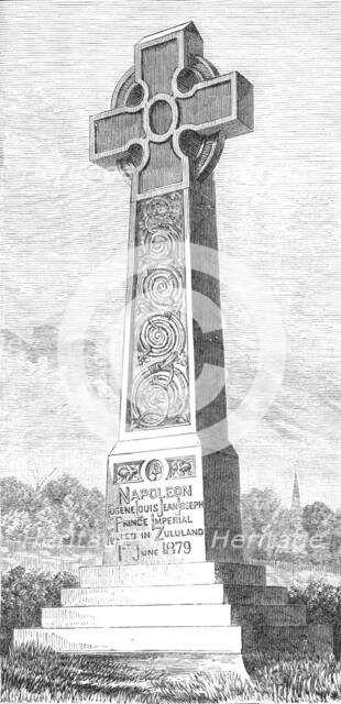 Monument to the late Prince Imperial, at Chiselhurst, 1881. Creator: Unknown.