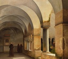 The Cloisters, San Lorenzo fuori le mura, 1824. Creator: CW Eckersberg.