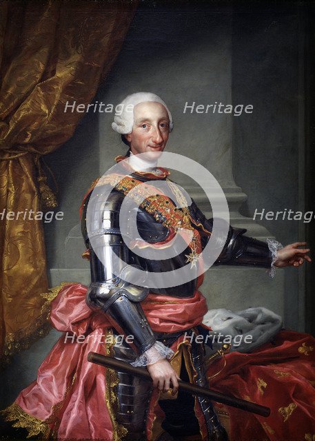Charles III of Spain, ca 1761. Artist: Mengs, Anton Raphael (1728-1779)