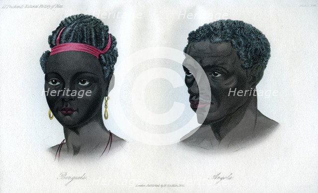 Natives of Benguela and Angola, 1848. Artist: Unknown