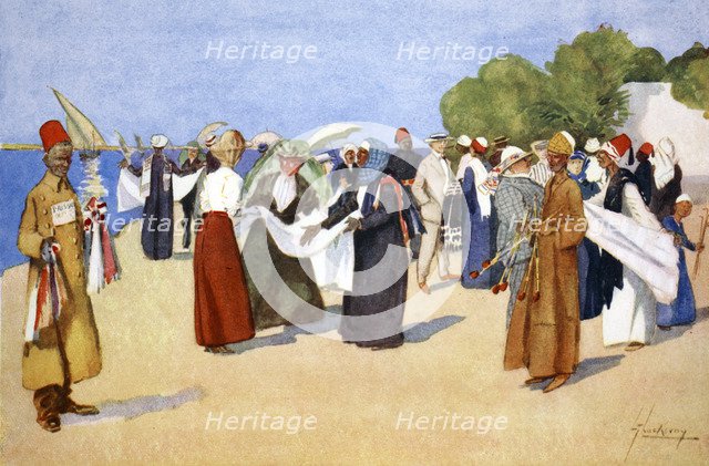 'Bargain Hunting', 1908.  Artist: Lance Thackeray