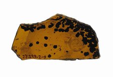 Glass Fragment, French, 12th century. Creator: Unknown.