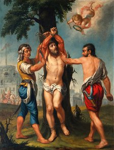 The flaying of Saint Bartholomew, 19th century. Creator: Unknown.