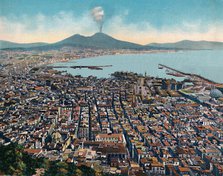 'Napoli - Panorama Da S. Martino', (View from San Martino), c1900. Creator: Unknown.