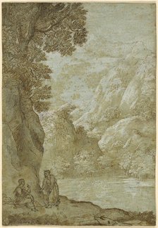 Landscape with the Temptation of Christ, n.d. Creator: Angeluccio.