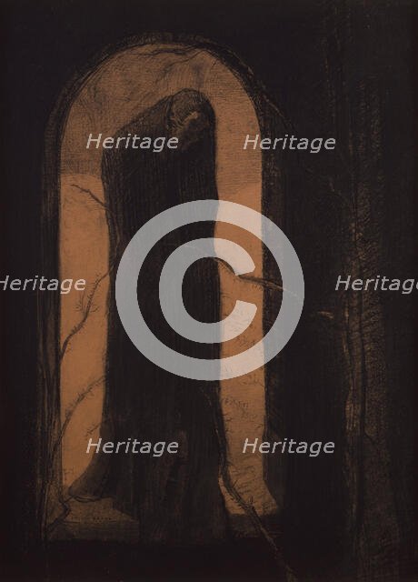 The Grief, c1893. Creator: Redon, Odilon (1840-1916).