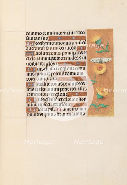 Hours of Queen Isabella the Catholic, Queen of Spain: Fol. 103r, c. 1500. Creator: Master of the First Prayerbook of Maximillian (Flemish, c. 1444-1519); Associates, and.