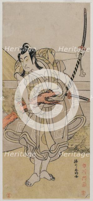 Ichikawa Monnosuke II as Soga no Goro, c. late 1770s. Creator: Katsukawa Shunko (Japanese, 1743-1812).