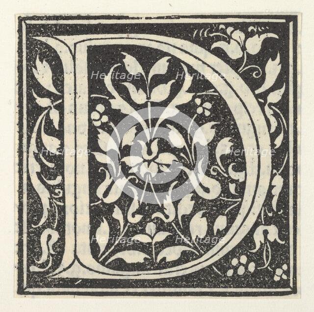 Initial letter D, ca. 1495., ca. 1495. Creator: Anon.