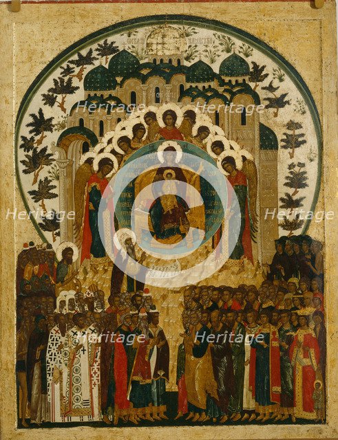 The dignifed Being, 1497. Artist: Russian icon  