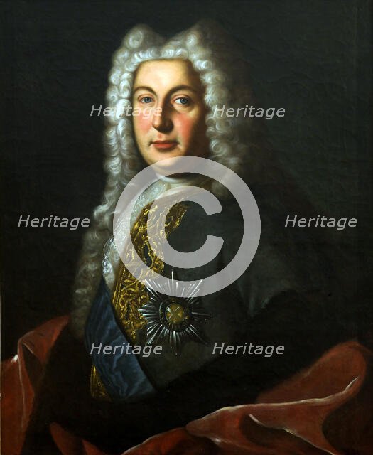 Portrait of Count Heinrich Johann Friedrich (Andrei) Ostermann (1687-1747), 2nd Half of 18th cen. Creator: Anonymous.