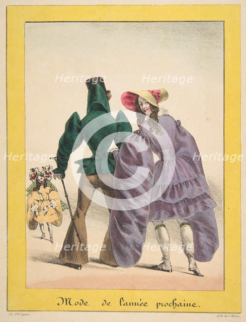 Mode de l'année prochaine, ca. 1830. Creator: V Ratier.