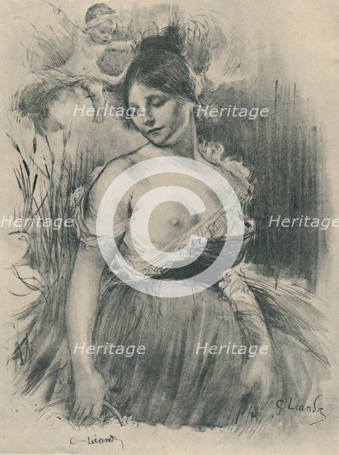 'Fermière Normande', 1919. Artist: C Leandre.