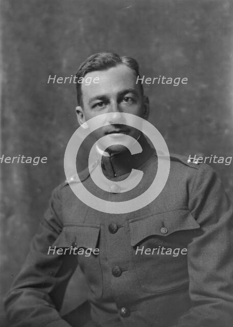 Captain S.A. Storer, portrait photograph, 1918 May 11. Creator: Arnold Genthe.