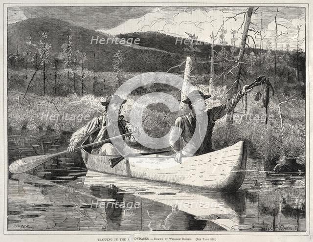 Trapping in the Adirondacks, 1870. Creator: Winslow Homer (American, 1836-1910).