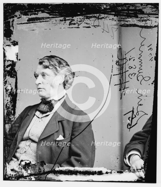 Charles Sumner of Massachusetts, between 1855 and 1865. Creator: Unknown.