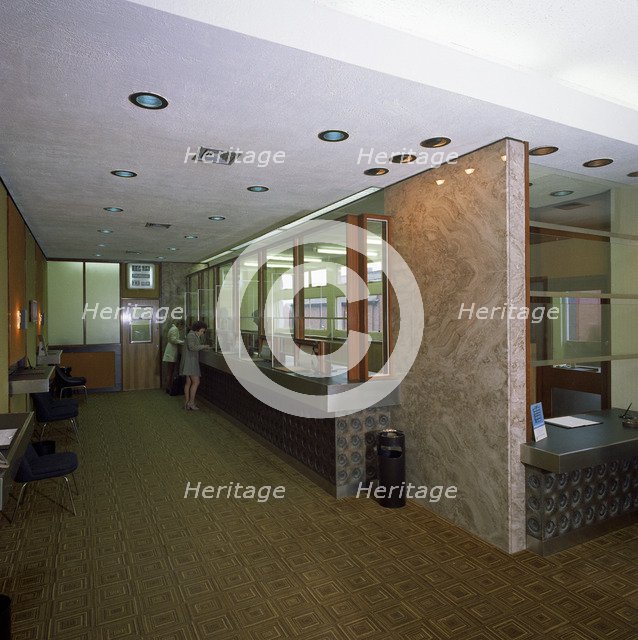 Yorkshire Bank refurbishment, near Barnsley, South Yorkshire, 1972.  Artist: Michael Walters