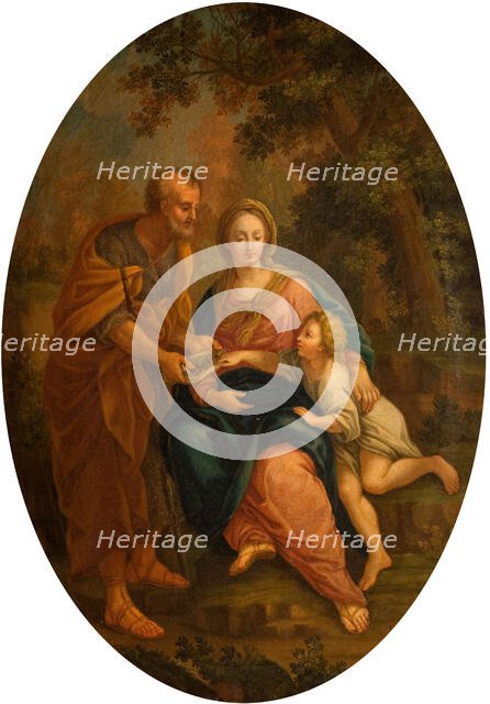 The Holy Family, 1720. Creator: Giovanni Stefano Robatto.