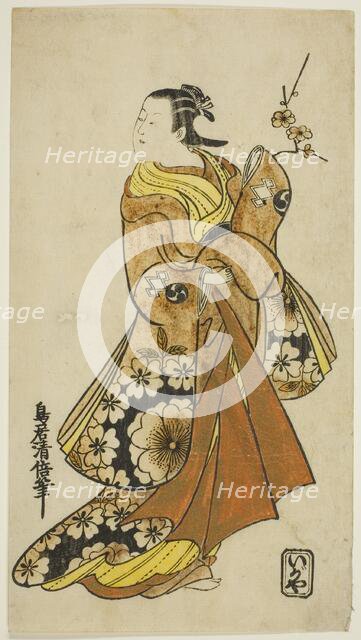 The Actor Nakamura Takesaburo I in a female role, c. 1718. Creator: Torii Kiyomasu.