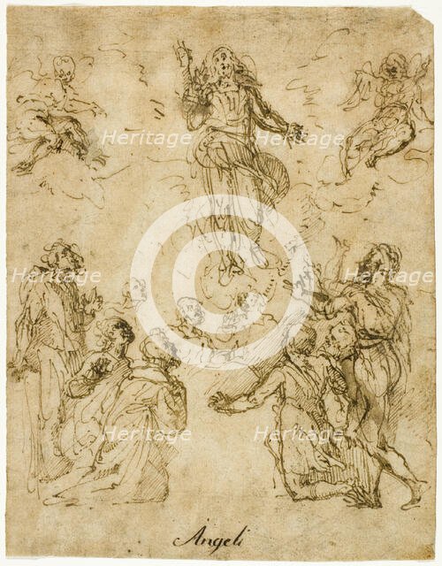 Ascension of Christ, n.d. Creator: Giulio Cesare Angeli.