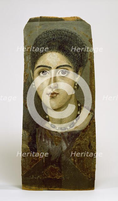 Panel Portrait of a Woman, 2nd century CE. Creator: Unknown.