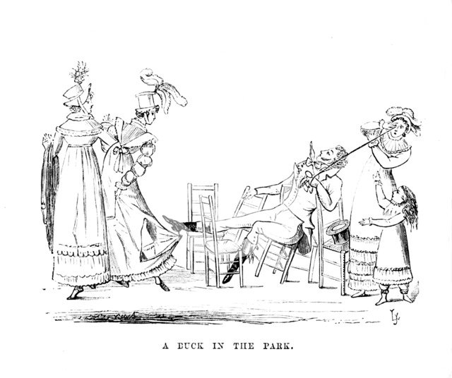 'A Duck in the Park ', c1870. Artist: Unknown.