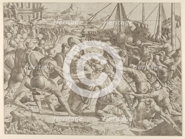 The Abduction of Helen, 1535-55. Creator: Jean Mignon.