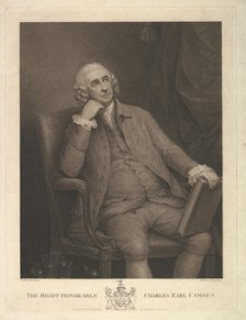 The Right Honorable Charles Pratt, 1st Earl Camden, Lord Chancellor, 1795. Creator: Francesco Bartolozzi.