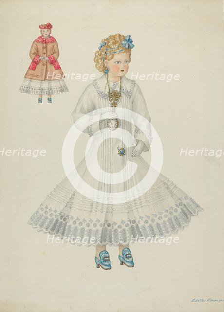Doll - "Retta Hervey", c. 1937. Creator: Edith Towner.