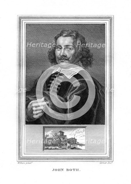 Jan Dirksz Both, Dutch Baroque era painter, (1825).Artist: John Corner