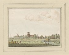 View of the village of Aartswoud, c. 1752. Creator: Anon.