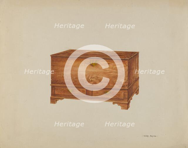 Chest, c. 1938. Creator: Henry Meyers.