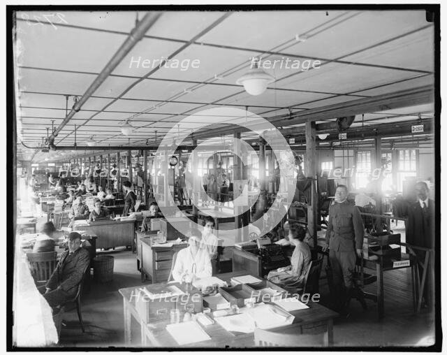 Training Division, between 1910 and 1920. Creator: Harris & Ewing.