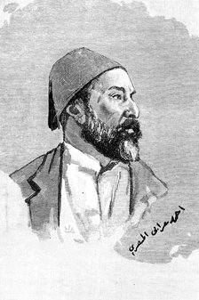 Ahmed Orabi Pasha, Egyptian general and rebel, 1900.  Creator: Frederick Villiers.
