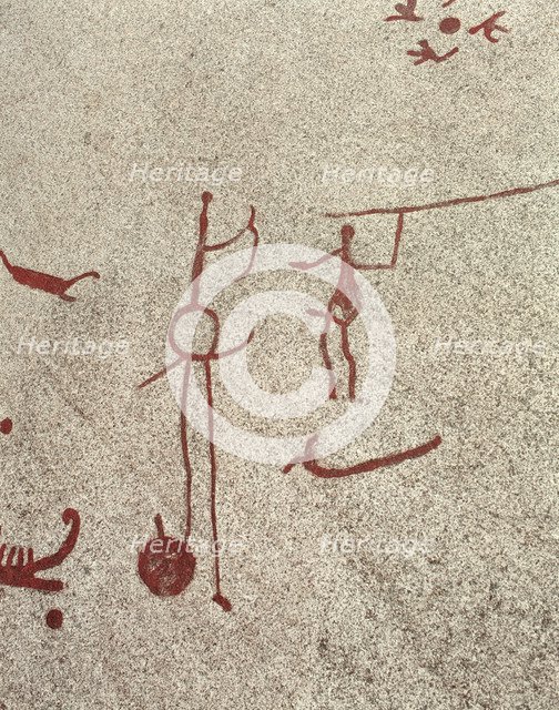 Bronze Age rock carvings, Tanum, Västra Götaland, Sweden. Artist: Unknown