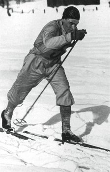 Oddbjorn Hagen, Norwegian cross-country skier, Winter Olympics, Garmisch-Partenkirchen, 1936. Artist: Unknown