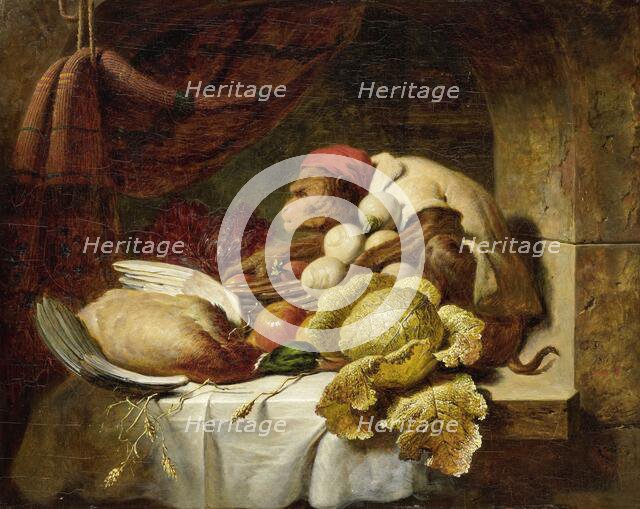 'Red cap', 1857. Creator: George Lance.