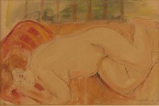 A reclining nude, 1931. Creator: Cyprian Majernik.