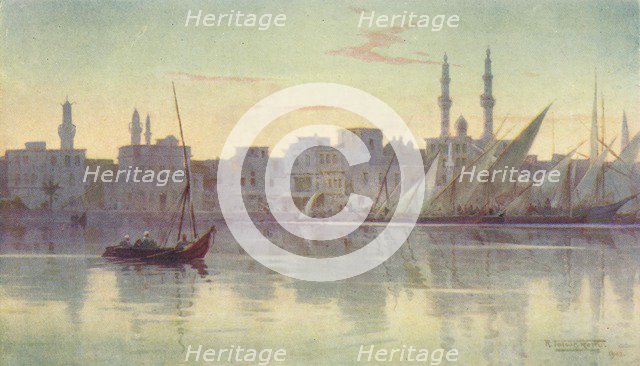 'Early Morning at Damietta', c1880, (1904). Artist: Robert George Talbot Kelly.