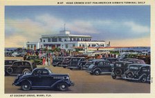 Pan-American Airways terminal, Dinner Key, Coconut Grove, Miami, Florida, USA, 1937. Artist: Unknown